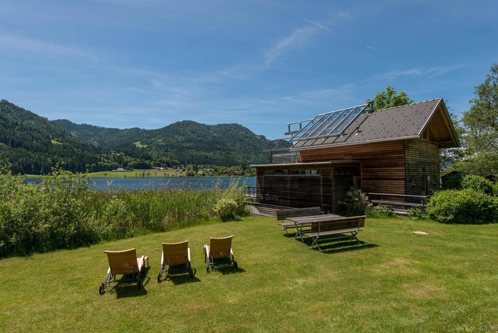 Appartementhotel Am Weissensee Bagian luar foto