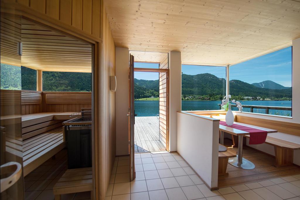 Appartementhotel Am Weissensee Bagian luar foto