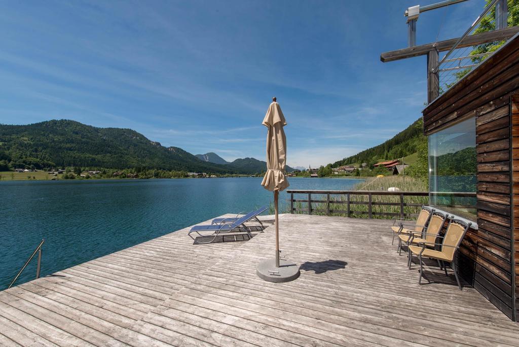 Appartementhotel Am Weissensee Bagian luar foto